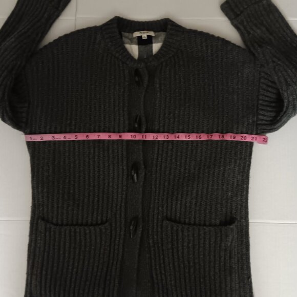 MADEWELL MERINO WOOL ALPACA BLEND CARDIGAN SWEATER - Picture 7 of 14